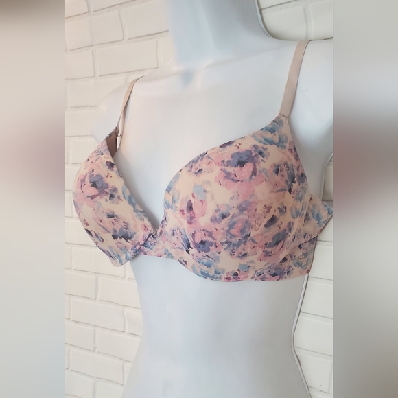 Jessica Simpson Pink Floral Bra - Picture 2 of 7